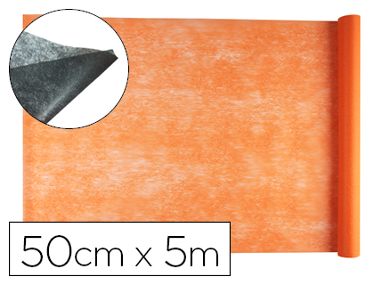 Rollo tejido sin tejer Liderpapel 25g/m² 0,5x5m. naranja